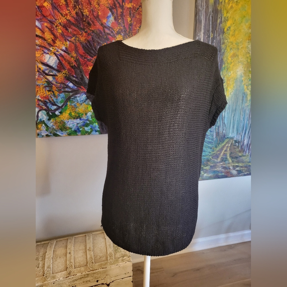 Talbots Monochrome Knit Top